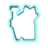 Love Leaf Cookie Cutter | Stamp | Stencil #1 Halloween / Fall Cookie Cutter Lady 2 Inch Small Cupcake Cutter Only No