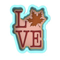 Love Leaf Cookie Cutter | Stamp | Stencil #1 Halloween / Fall Cookie Cutter Lady 