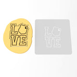 Love Police Badge Cookie Cutter | Stamp | Stencil #1