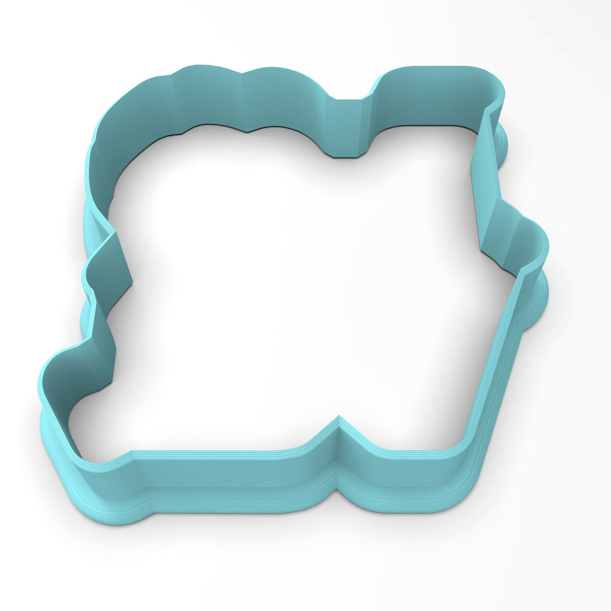 Love Rose Cookie Cutter | Stamp | Stencil #1