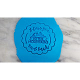 Love You To The Mountain And Back Cookie Cutter  Stamp & Outline #1