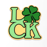 Luck Clover Shamrock Cookie Cutter | Stamp | Stencil #1