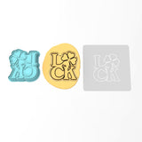Luck Clover Shamrock Cookie Cutter | Stamp | Stencil #1
