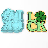 Luck Clover Shamrock Cookie Cutter | Stamp | Stencil #1