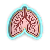 Lungs Cookie Cutter | Stamp | Stencil #1 Halloween / Fall Cookie Cutter Lady 