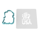 Made in the USA Cookie Cutter | Stamp | Stencil #1