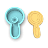 Magnifying Glass Cookie Cutter | Stamp | Stencil #1