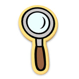 Magnifying Glass Cookie Cutter | Stamp | Stencil #1