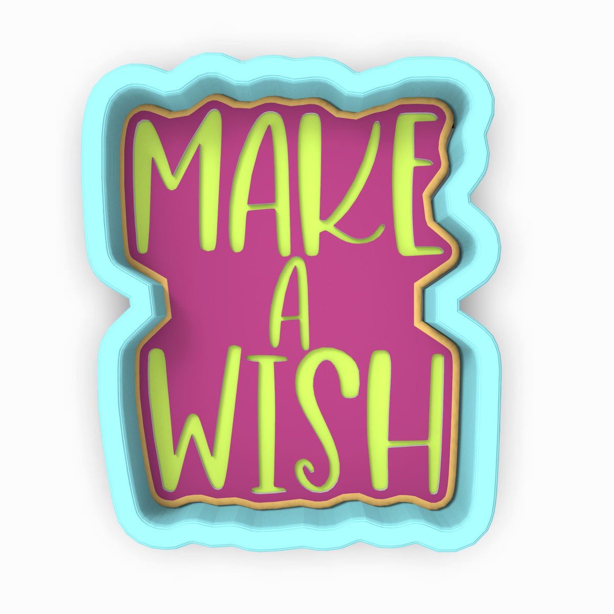 Make a Wish Cookie Cutter | Stamp | Stencil #1