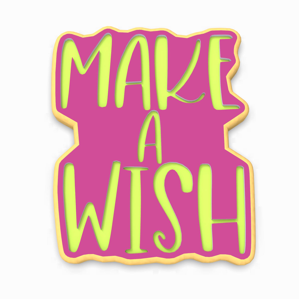 Make a Wish Cookie Cutter | Stamp | Stencil #1