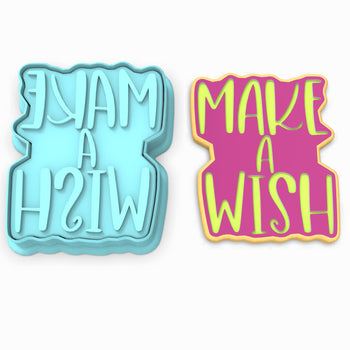 Make a Wish Cookie Cutter | Stamp | Stencil #1