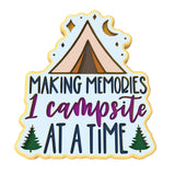 Making Memories One Campsite at a Time Cookie Cutter | Stamp | Stencil #1 Boys/ Army / Outdoorsman Cookie Cutter Lady 