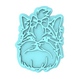 Maltese Dog Cookie Cutter | Stamp | Stencil #1 Animals & Dinosaurs Cookie Cutter Lady MINI - 2 Inches (5cm) Stamp ONLY 