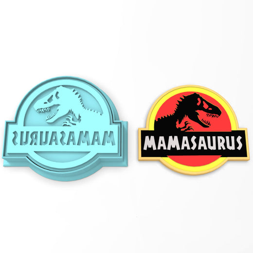 Mamasaurus Cookie Cutter | Stamp | Stencil #1