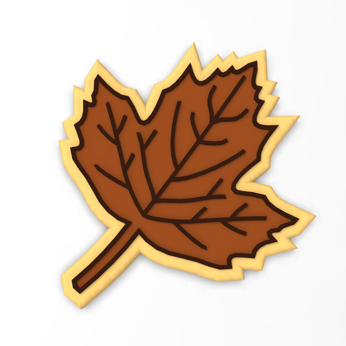 Maple Leaf Cookie Cutter | Stamp | Stencil #1 Halloween / Fall Cookie Cutter Lady 