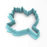 Maple Leaf Cookie Cutter | Stamp | Stencil #1 Halloween / Fall Cookie Cutter Lady 2 Inch Small Cupcake Cutter Only No