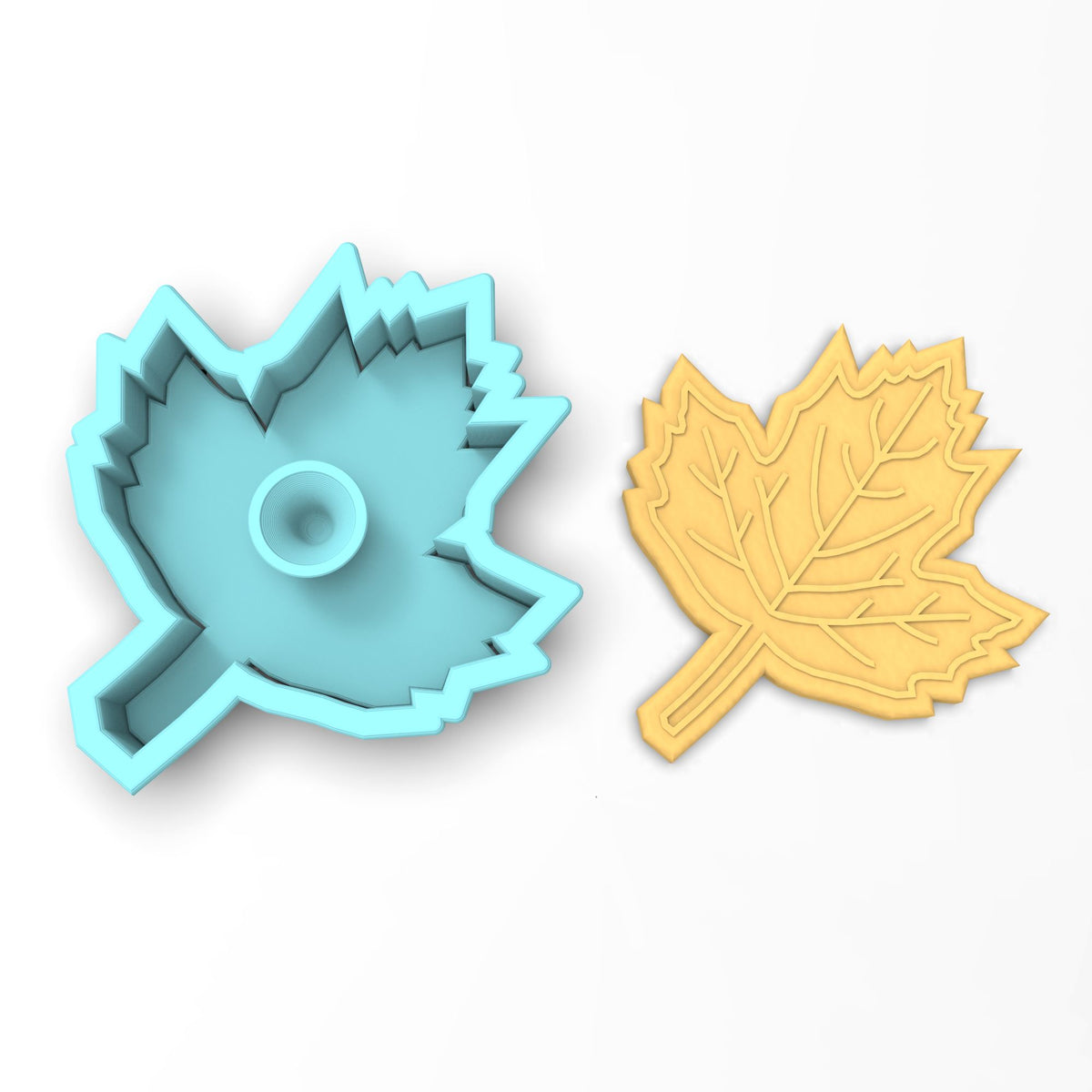 Maple Leaf Cookie Cutter | Stamp | Stencil #1 Halloween / Fall Cookie Cutter Lady 