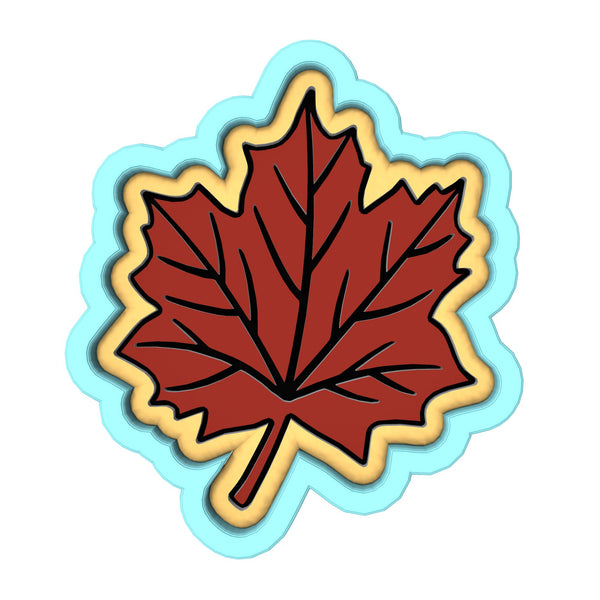 Maple Leaf Cookie Cutter | Stamp | Stencil #2