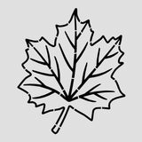 Maple Leaf Cookie Cutter | Stamp | Stencil #2