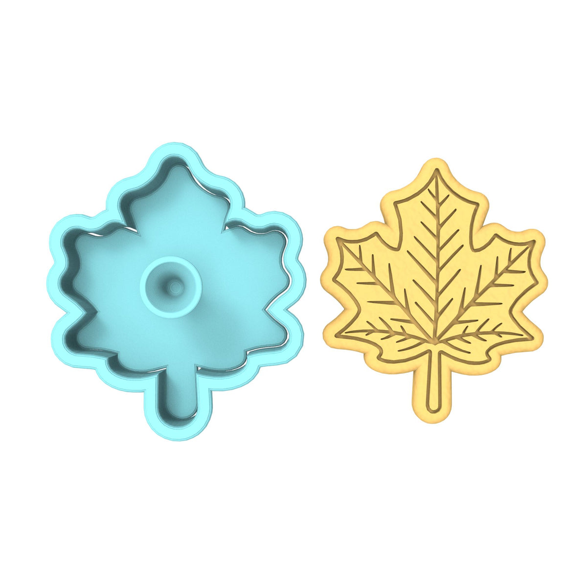 Maple Leaf Cookie Cutter | Stamp | Stencil #3