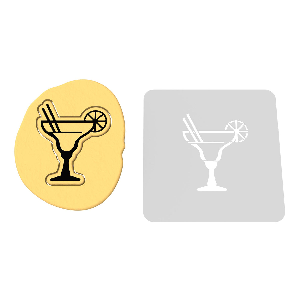 Margarita Cookie Cutter | Stamp | Stencil