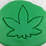 Marijuana Pot Leaf Cookie Cutter Detailed - Funny / Adult
