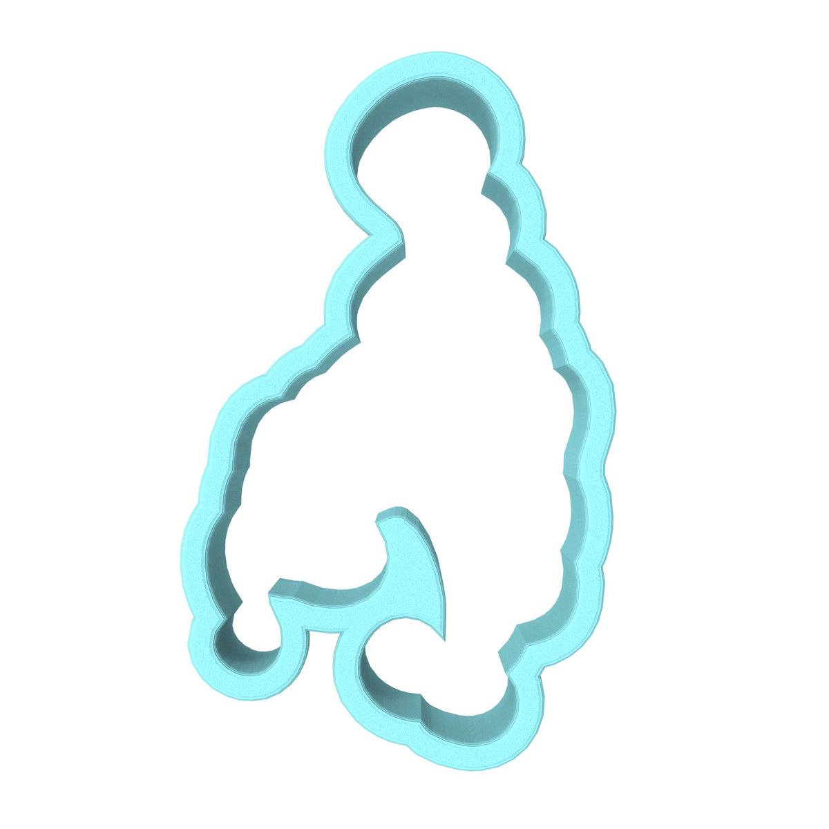 Mary Sanderson Witch Hair Cookie Cutter | Stamp | Stencil #2