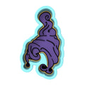 Mary Sanderson Witch Hair Cookie Cutter | Stamp | Stencil #2
