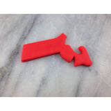 Massachusetts Cookie Cutter Outline - States/Country/Continent