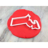 Massachusetts Cookie Cutter Outline - States/Country/Continent