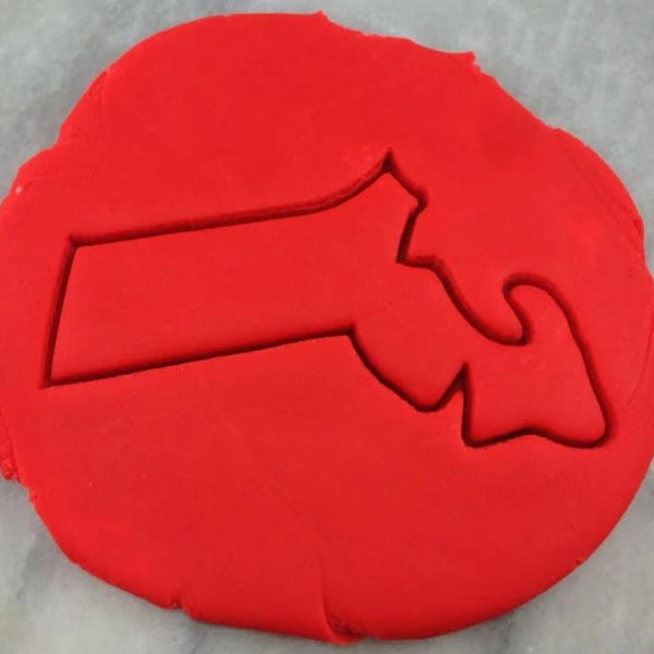 Massachusetts Cookie Cutter Outline - States/Country/Continent