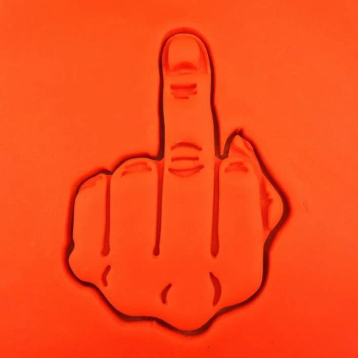 Mature Middle Finger Cookie Cutter