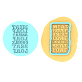 Meatloaf Beatloaf Cookie Cutter | Stamp | Stencil #1 Xmas / Winter / NYE Cookie Cutter Lady MINI - 2 Inches (5cm) **BUNDLE** Cutter + Debosser 