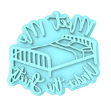 Meet Me Under the Sheets Cookie Cutter | Stamp | Stencil #1 Bachelorette & Bachelor Cookie Cutter Lady 