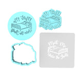 Meet Me Under the Sheets Cookie Cutter | Stamp | Stencil #1 Bachelorette & Bachelor Cookie Cutter Lady 