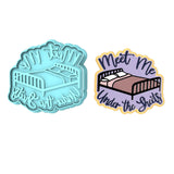 Meet Me Under the Sheets Cookie Cutter | Stamp | Stencil #1 Bachelorette & Bachelor Cookie Cutter Lady 