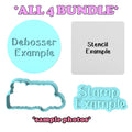 Meh Valentine Candy Heart Cookie Cutter | Stamp | Stencil Wedding / Baby / V Day Cookie Cutter Lady 