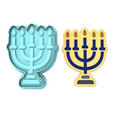 Menorah Cookie Cutter | Stamp | Stencil #1