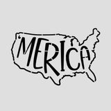 Merica Cookie Cutter | Stamp | Stencil #1