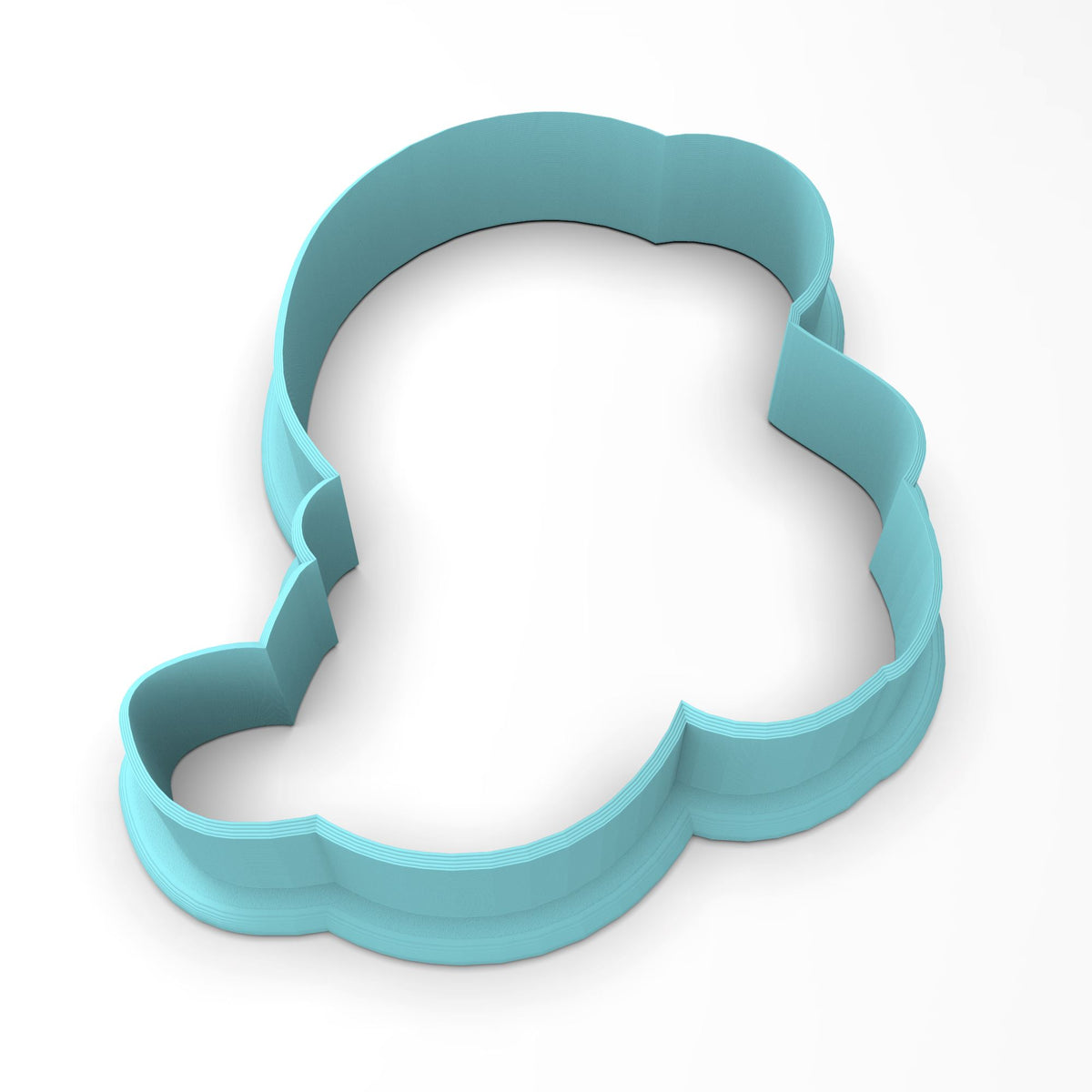 Mermaid Cookie Cutter | Stamp | Stencil #1