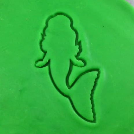 Mermaid Outline Cookie Cutter #2 Beach / Summer Cookie Cutter Lady 