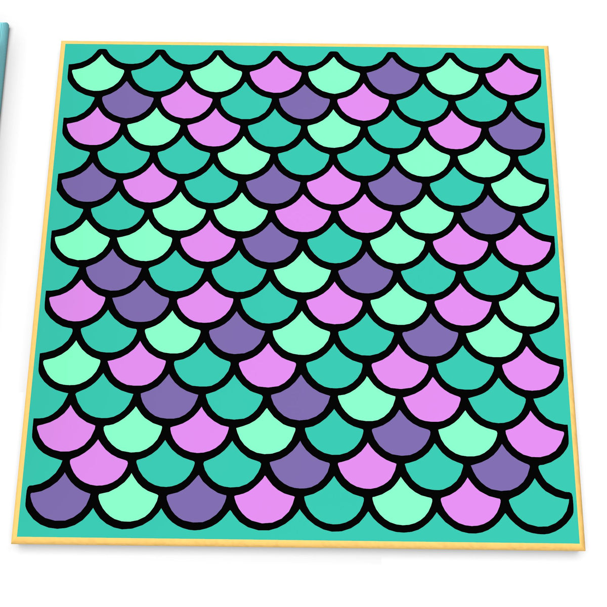 Mermaid Scales Cutter | Stamp | Stencil #1