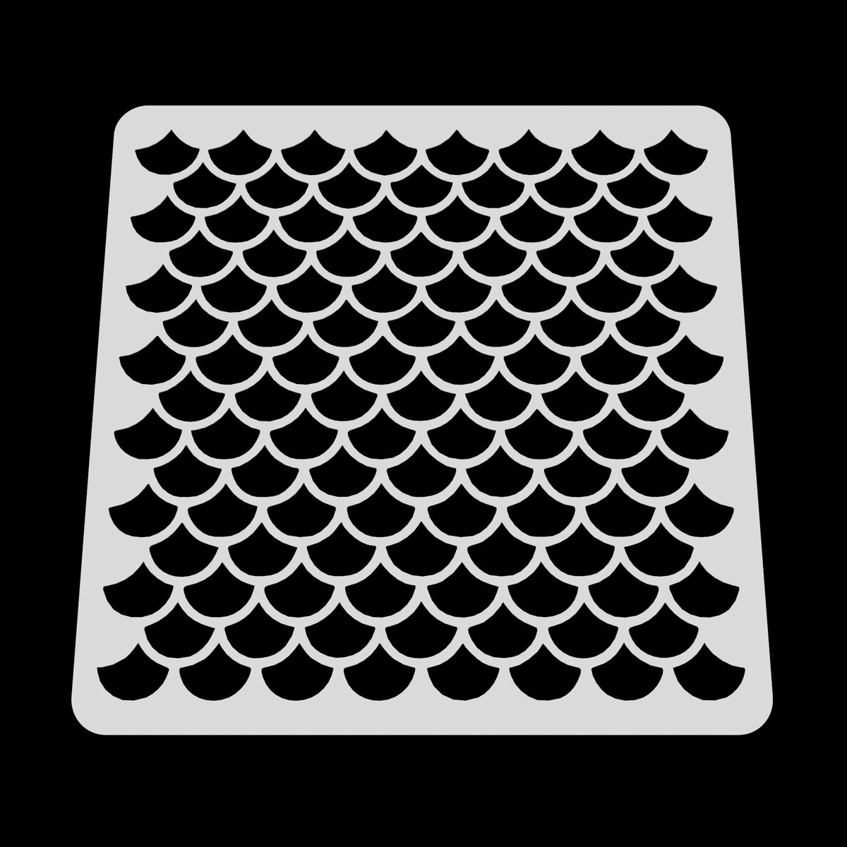 Mermaid Scales Cutter | Stamp | Stencil #1