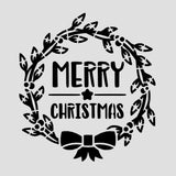 Merry Christmas Mistletoe Cookie Cutter | Stamp | Stencil #1