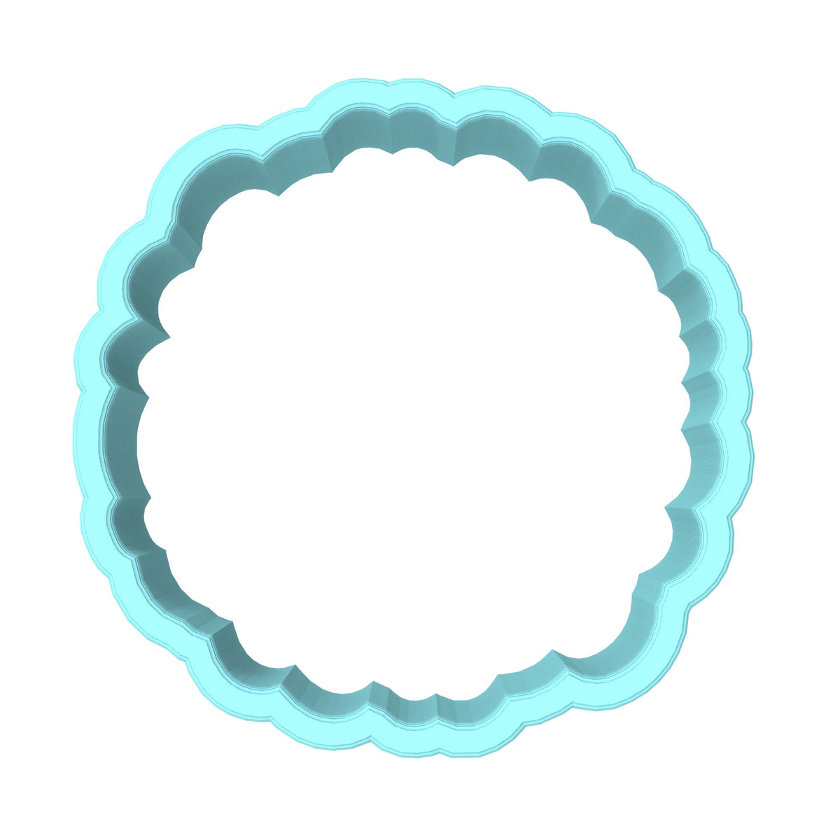 Merry Christmas Round Lights Cookie Cutter | Stamp | Stencil #1