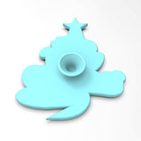 Merry Christmas Tree Cookie Cutter | Stamp | Stencil #1