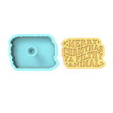 Merry Christmas Ya Filthy Animal Cookie Cutter | Stamp | Stencil #1