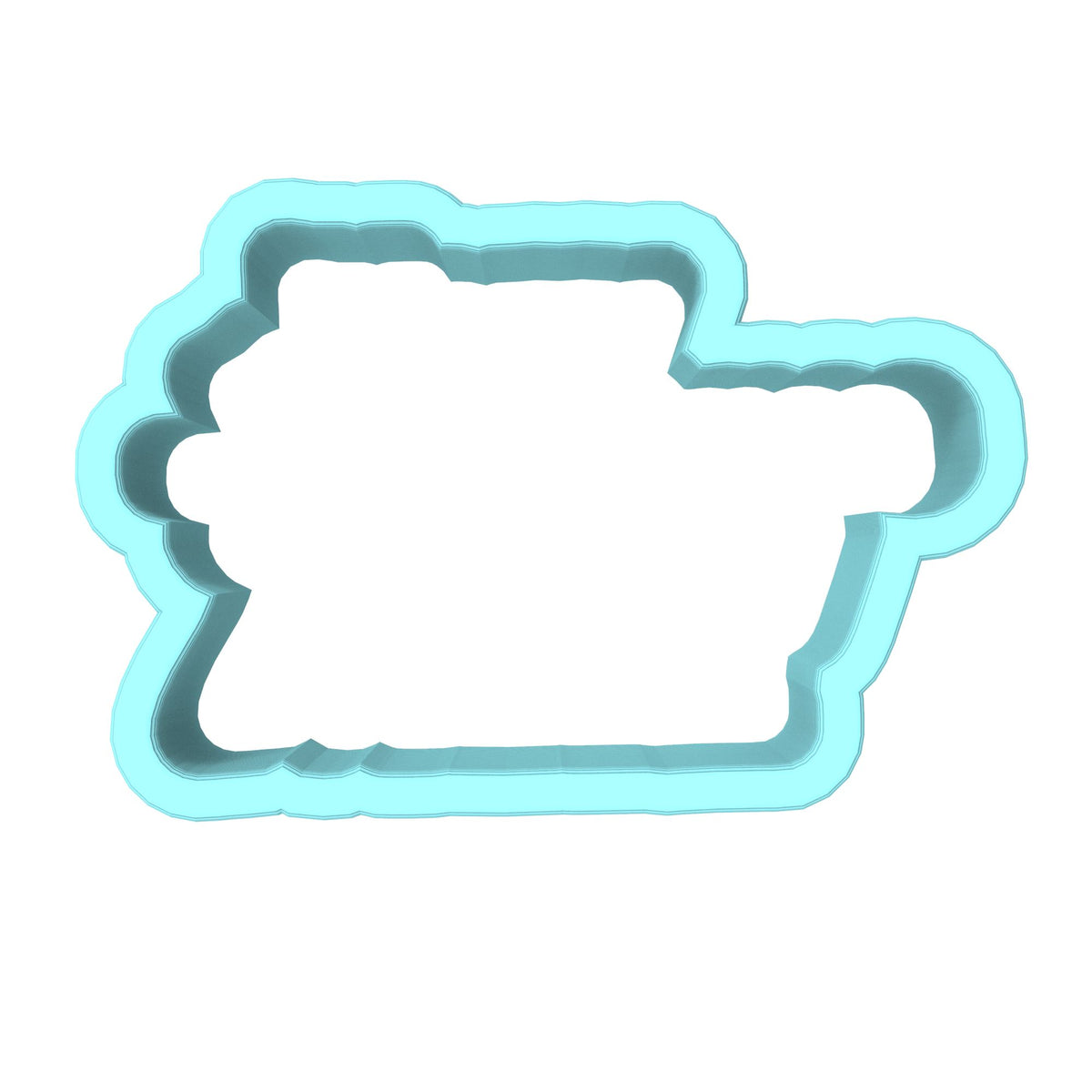 Merry Christmas Ya Filthy Animal Gun Cookie Cutter | Stamp | Stencil