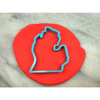 Michigan Cookie Cutter Outline - States/Country/Continent