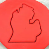 Michigan Cookie Cutter Outline - States/Country/Continent